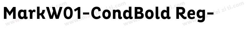 MarkW01-CondBold Reg字体转换